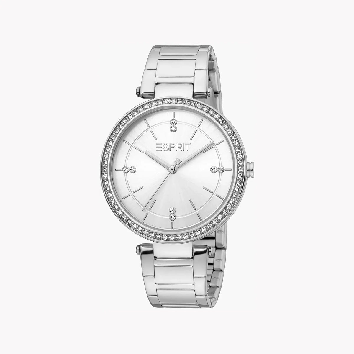 Esprit Women's Silver Stainless Steel Watch, Silver Dial | ES1L310M0045 by ESPRIT