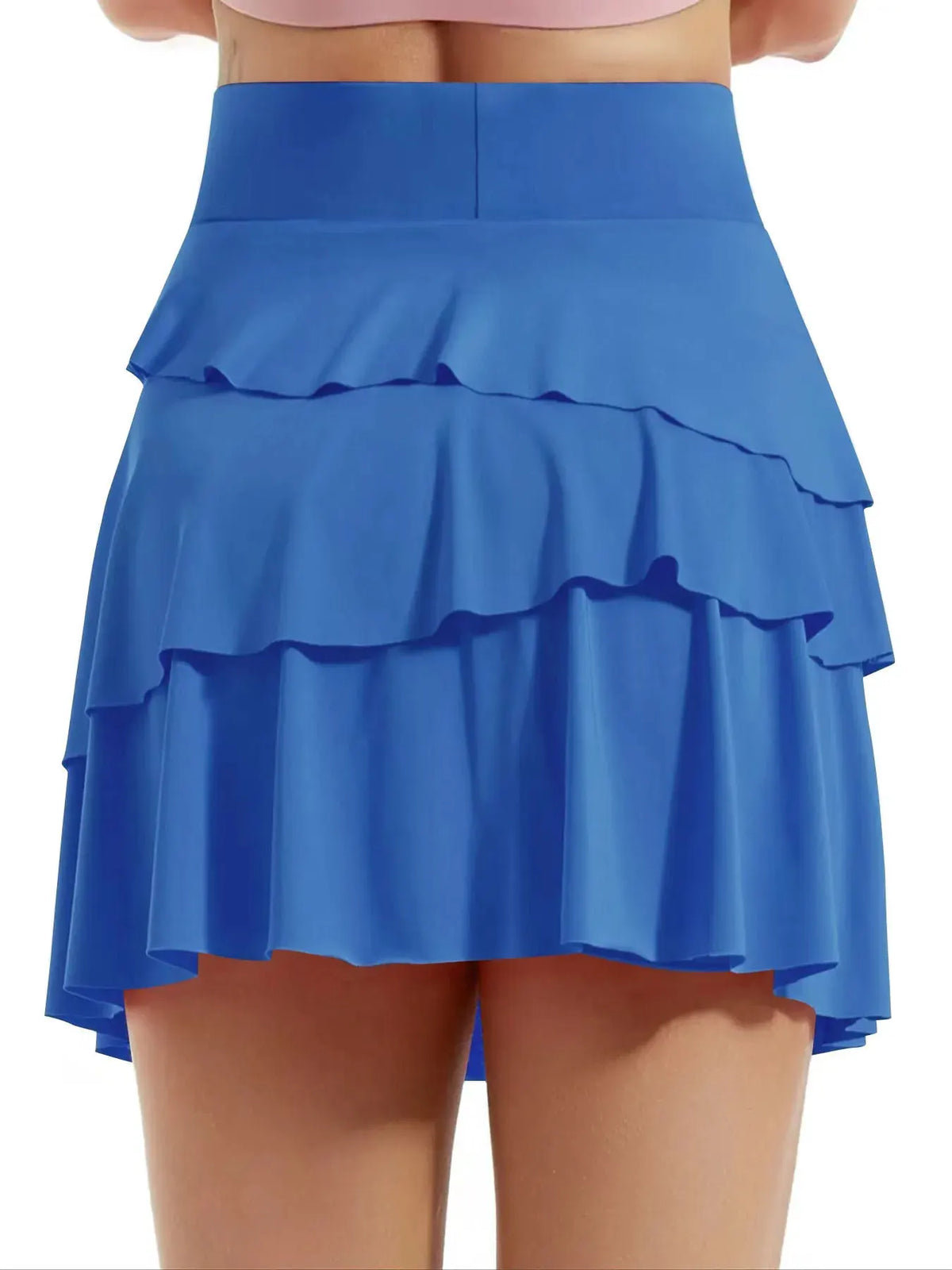 Tiered Ruffle Active Skort by Partner Label