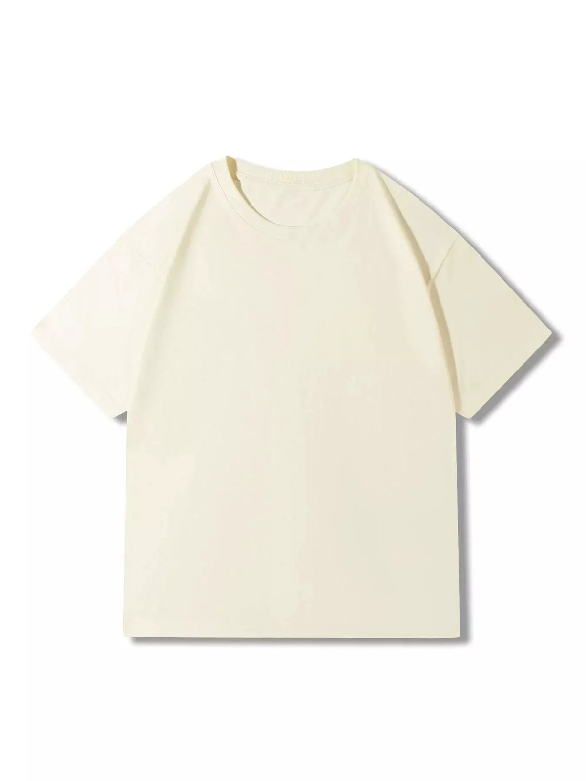 Men's Full Size Classic Crew Neck Solid Color T-Shirt Plus Size by Trendsi