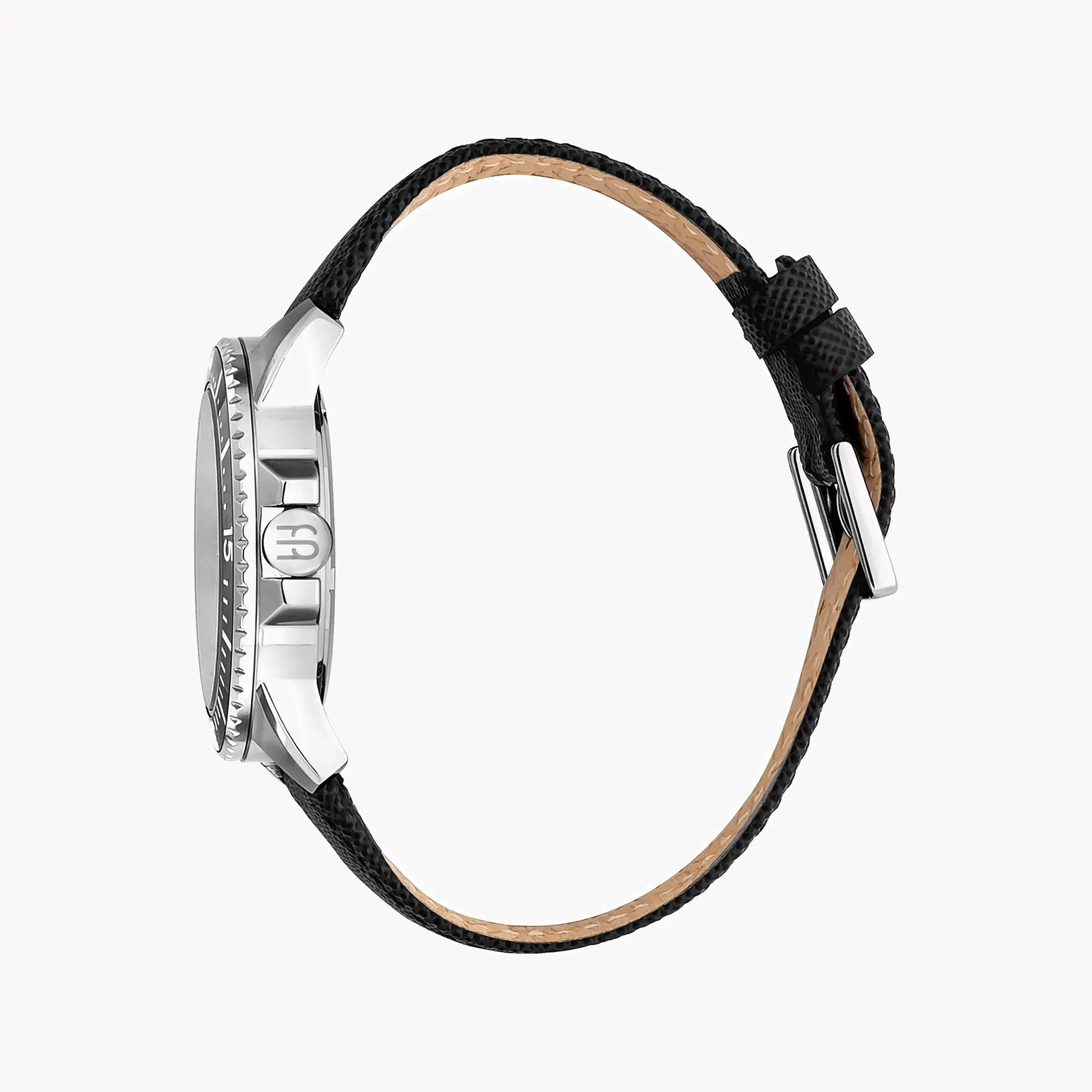 Esprit Men's Black Nylon Watch, Silver Dial | Es1g117m0065 by ESPRIT
