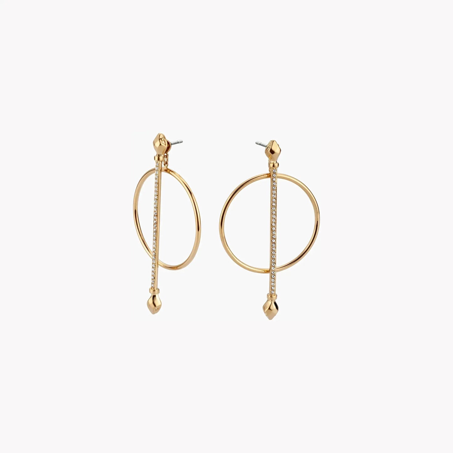 Just Cavalli Women's Gold Earrings, Stainless Steel | Jcer00410200 by JUST CAVALLI