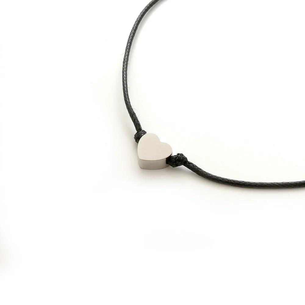 Card Couple Heart Bracelet by Maiden-Art