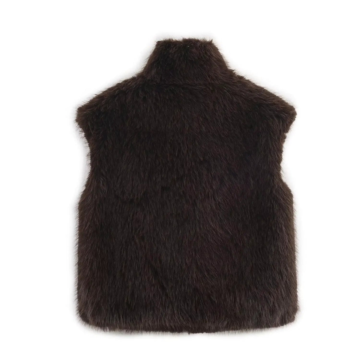 Women's High-Neck Plush Faux Fur Vest BYMANYC ® New York CONTEMPORARY VIBRANT MODERN FASHION - New Collection by BYMANYC ® New York
