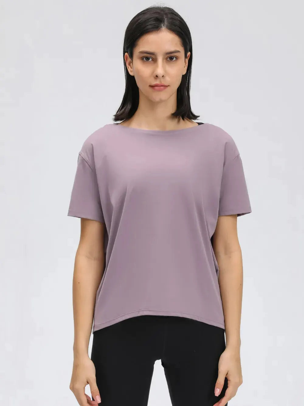 Millennia Round Neck Short Sleeve Active T-Shirt by Millennia