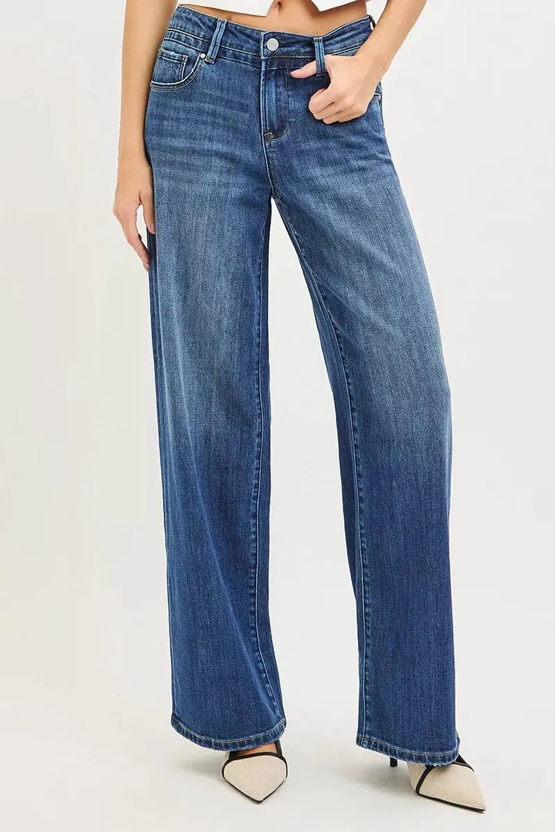 RISEN Slouchy Baggy Jeans with Pockets by RISEN