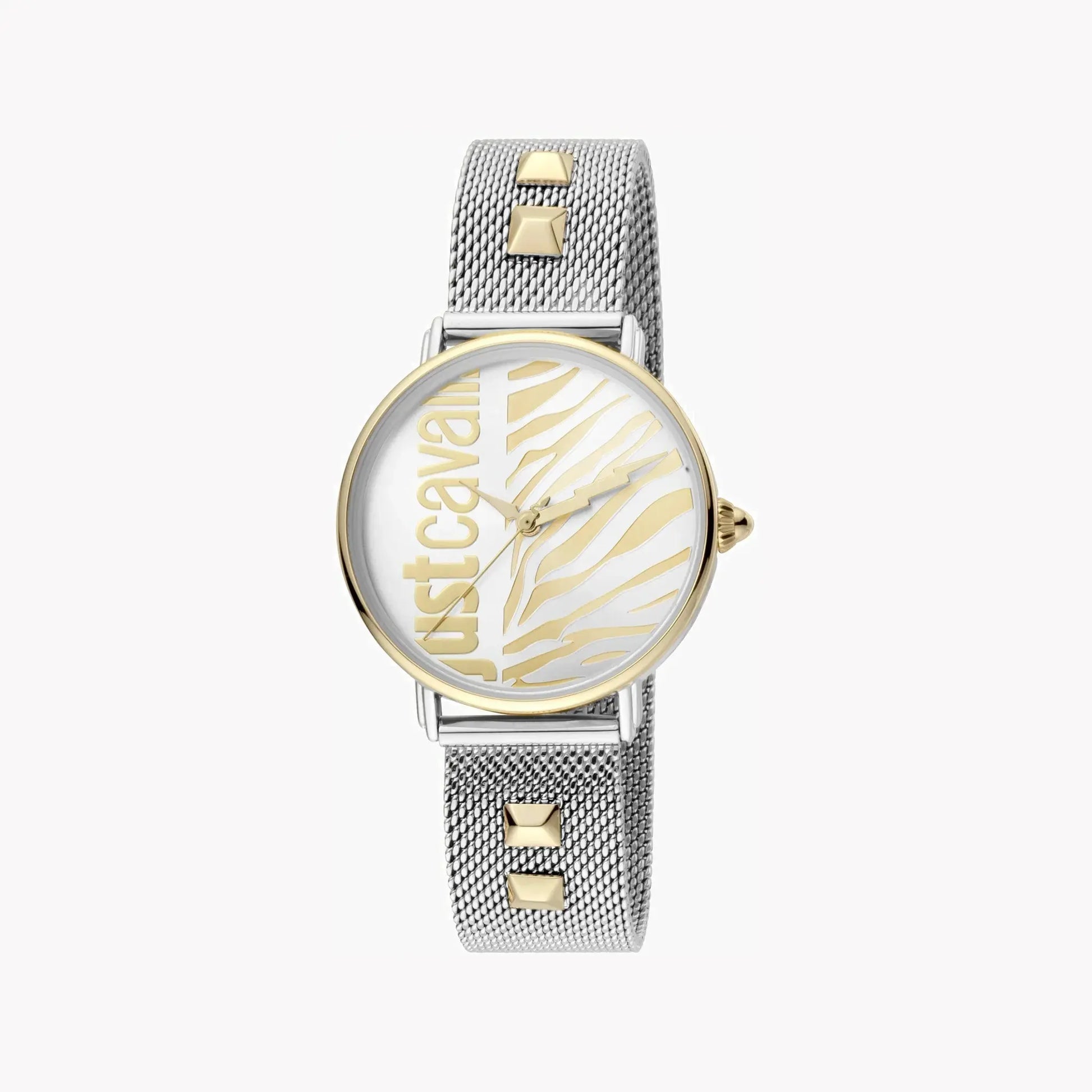 Just Cavalli Women's Silver Watch, Champagne Dial | Jc1l077m0095 by JUST CAVALLI