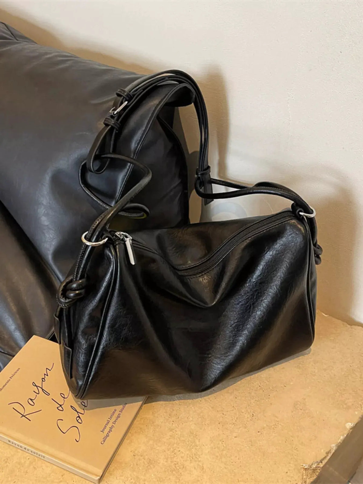 Vintage Style Leather Crossbody Bag by Partner Label