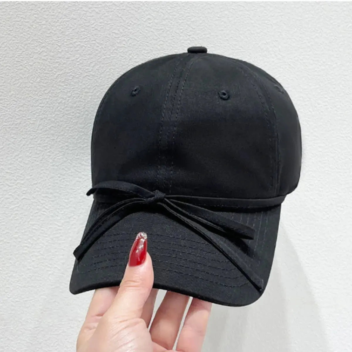 Bow Solid Color Baseball Cap by Partner Label