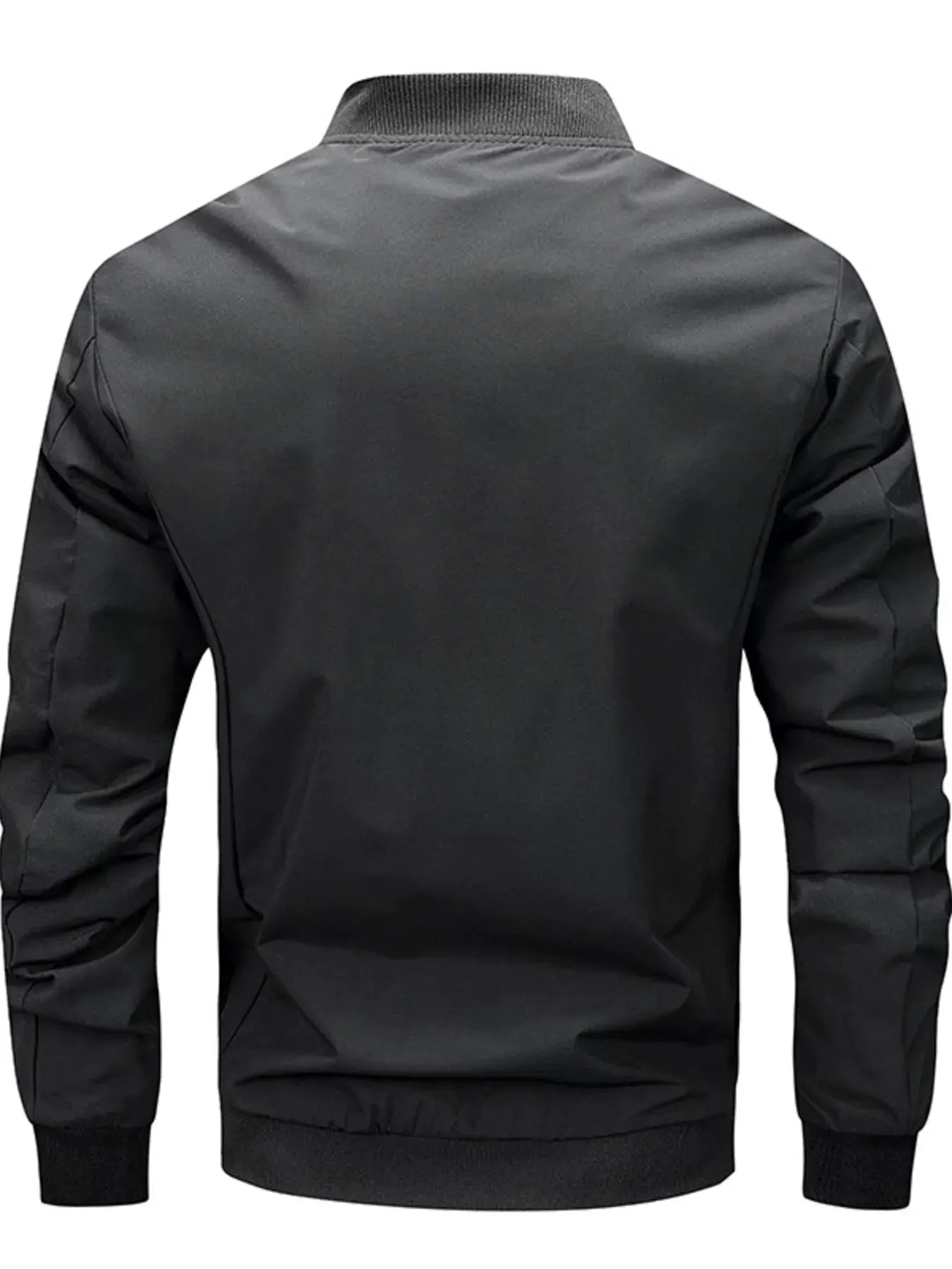 Men's Plus Size Zip Up Bomber Jacket by Partner Label
