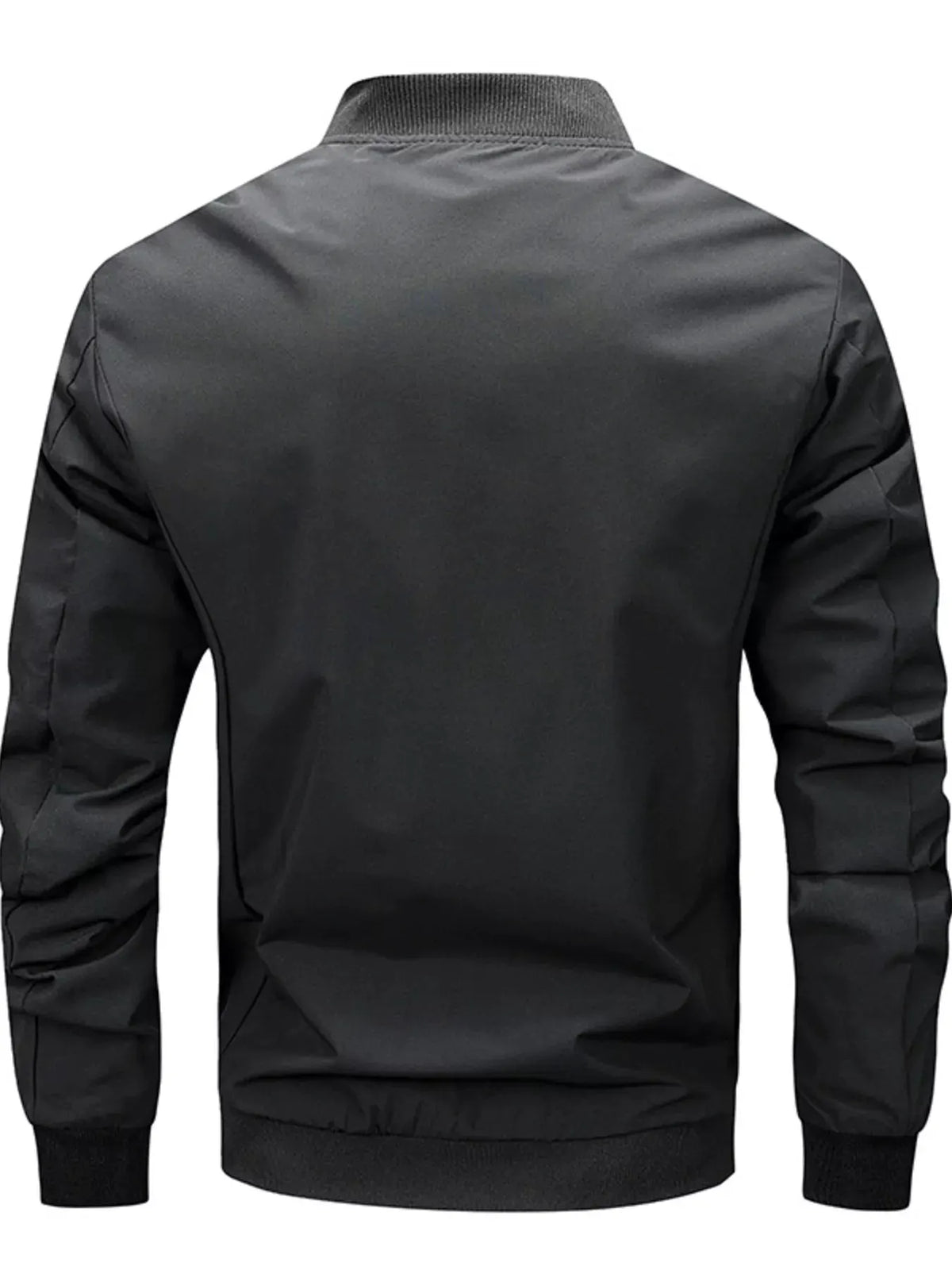 Men's Plus Size Zip Up Bomber Jacket by Partner Label