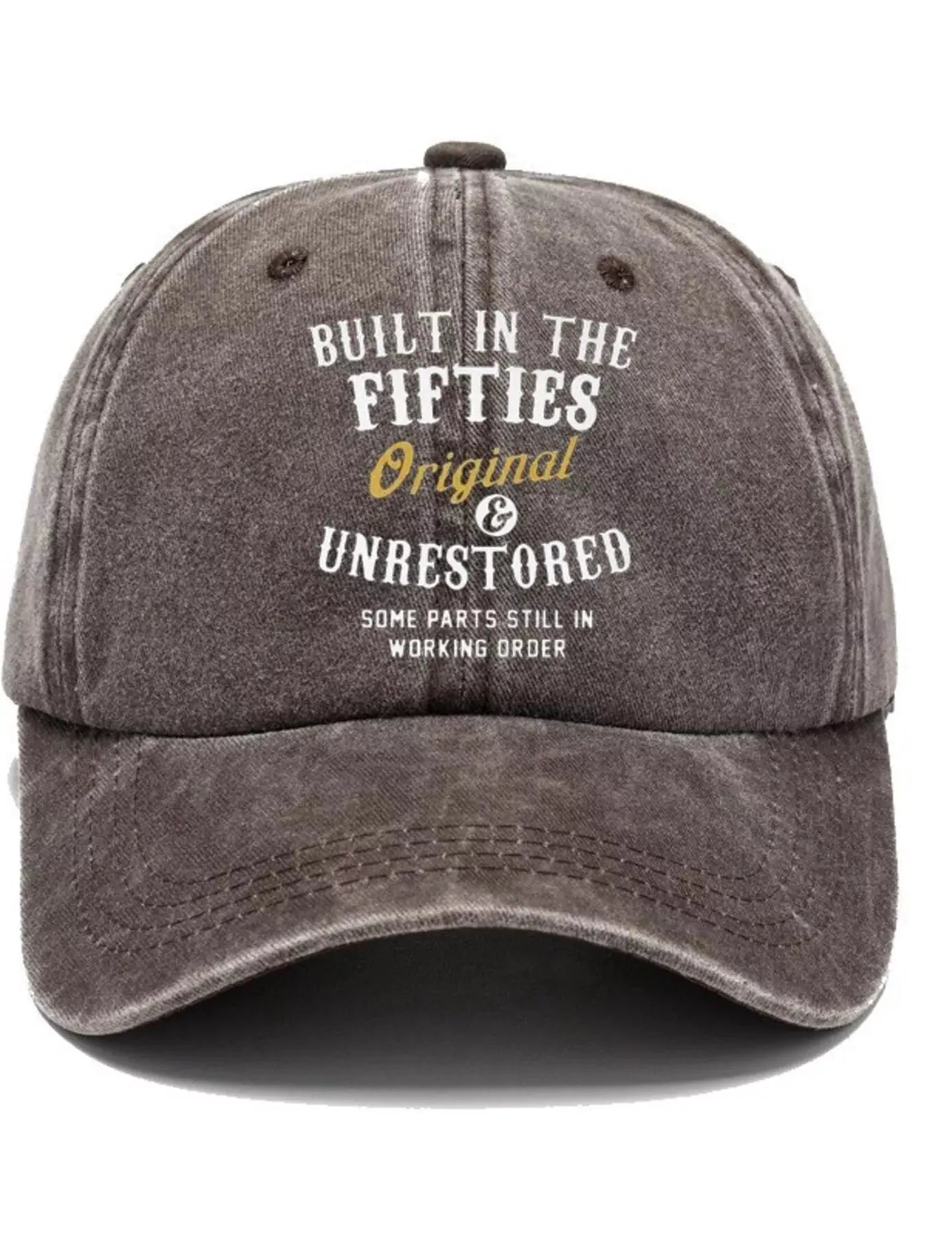 Letter Adjustable Baseball Cap by Partner Label