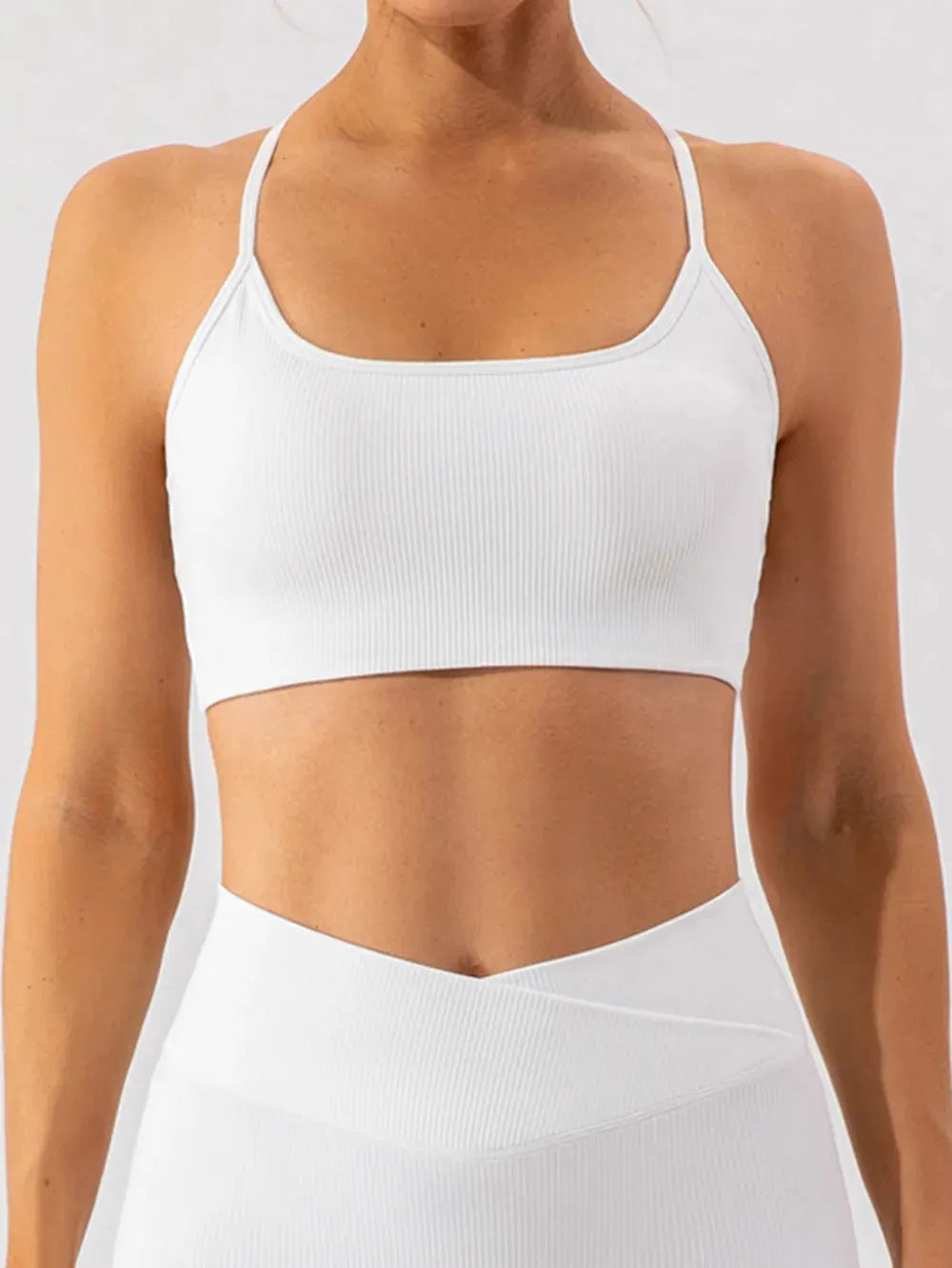 Spaghetti Strap Active Bra by Partner Label