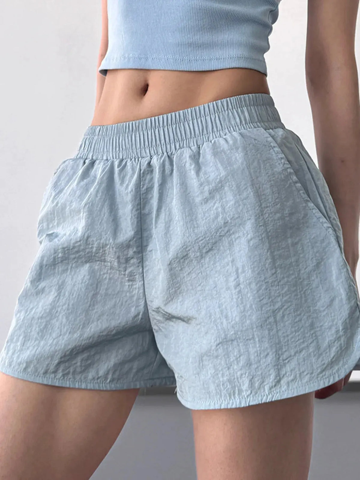 Elastic Waist Active Shorts by Partner Label