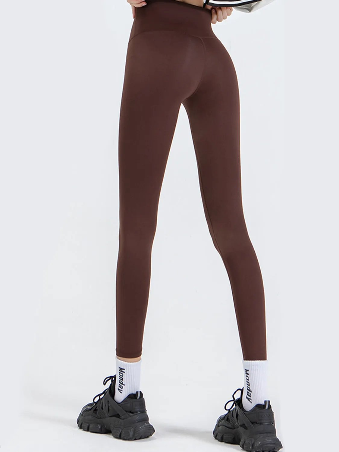 Wide Waistband Sports Leggings by Partner Label