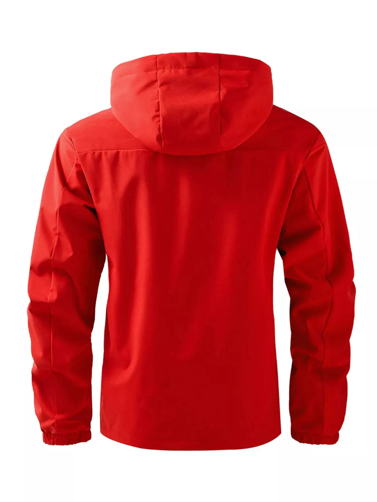 Men's Plus Size Hooded Outdoor Windproof Jacket by Partner Label