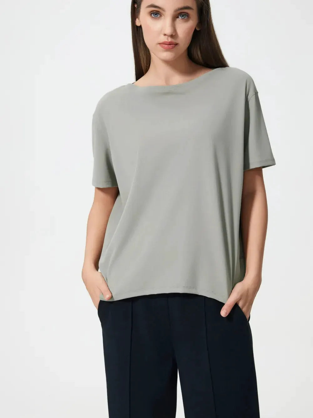 Millennia Round Neck Short Sleeve Active T-Shirt by Millennia