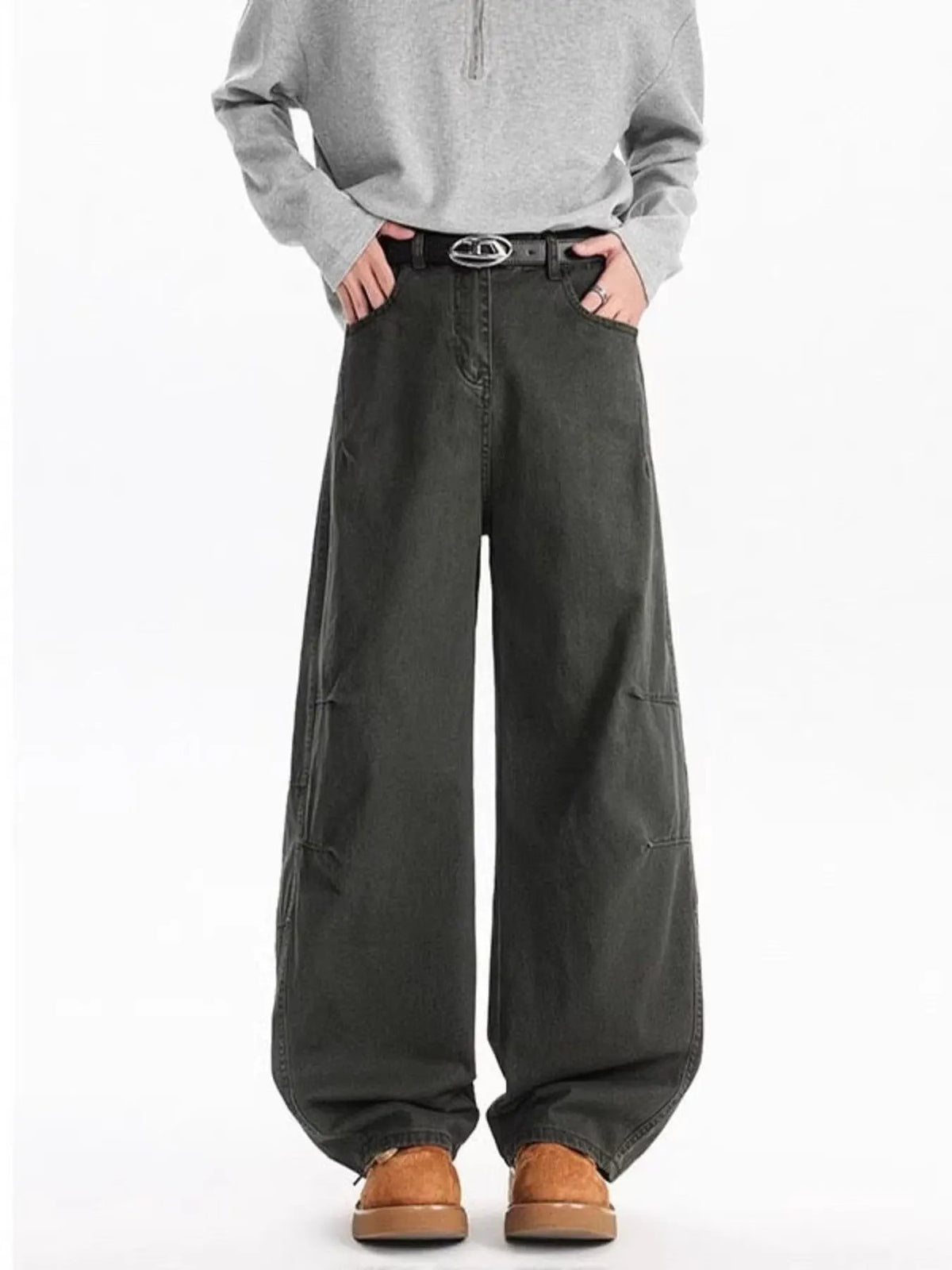 Men's Full Size Wide Leg Jeans Plus Size by Partner Label