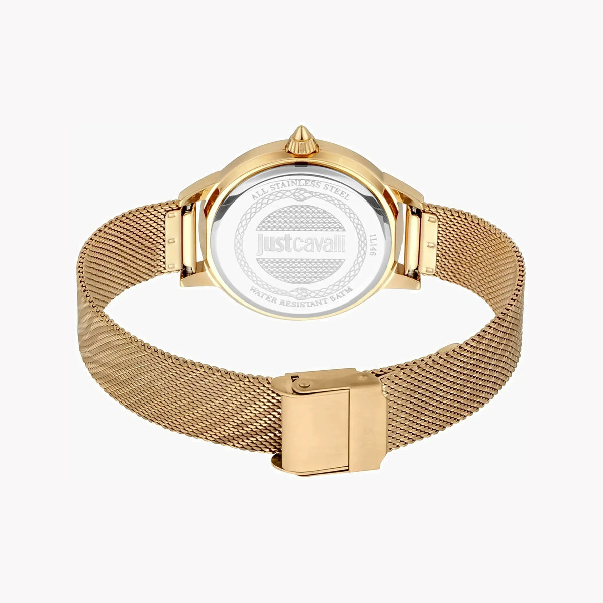 Just Cavalli Women's Gold Stainless Steel Watch, Champagne Dial | Jc1l146m0055 by JUST CAVALLI