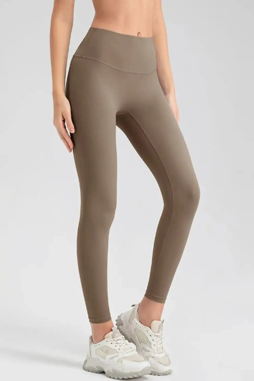 Wide Waistband Sport Leggings by Partner Label