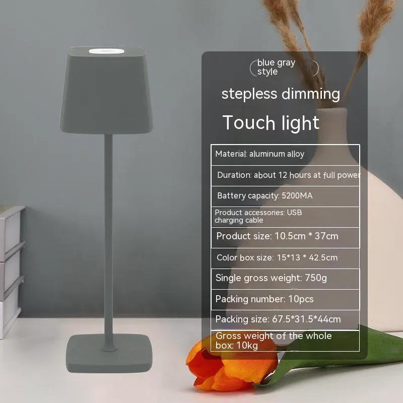 USB Rechargeable Desk Lamp Bedroom Touch Led Atmosphere Small Night Lamp by Maiden-Art