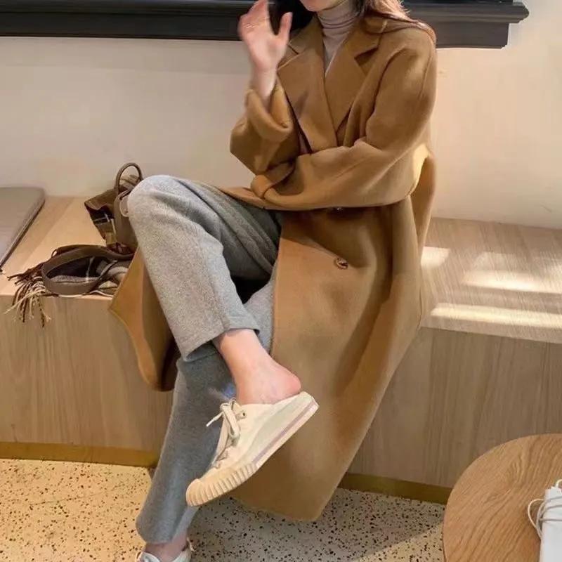 Small High-grade Woolen Coat For Women by Maiden-Art