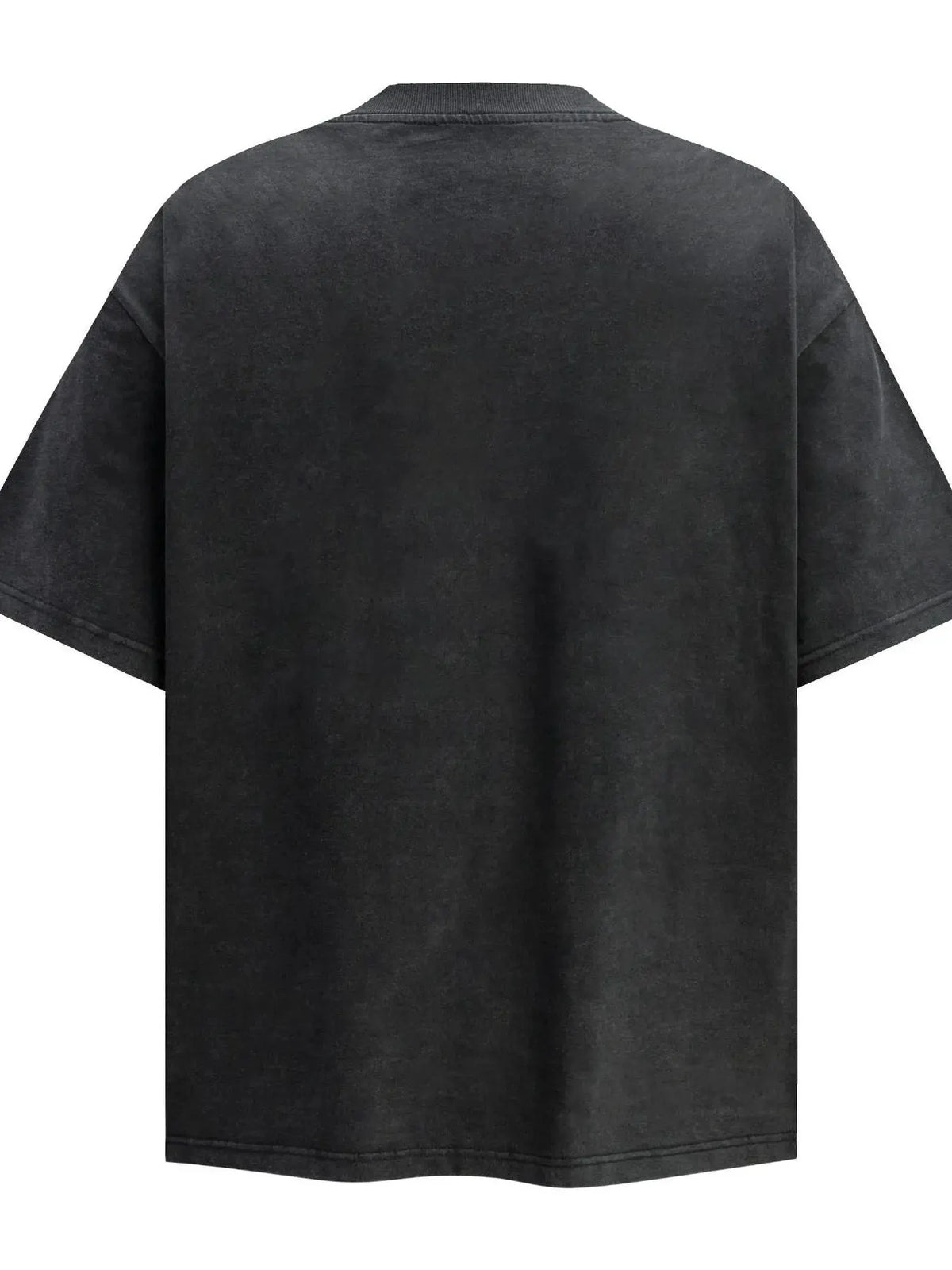 Men’s Letter Round Neck Short Sleeve T‑Shirt | Partner Labels Selection by Partner Label