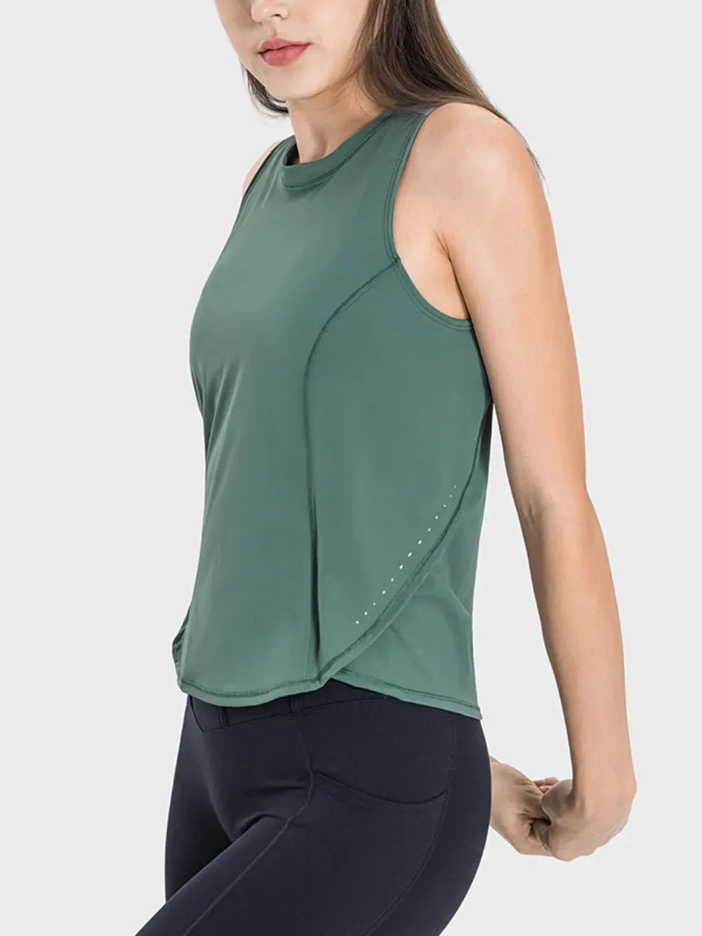 Millennia Round Neck Active Tank by Millennia