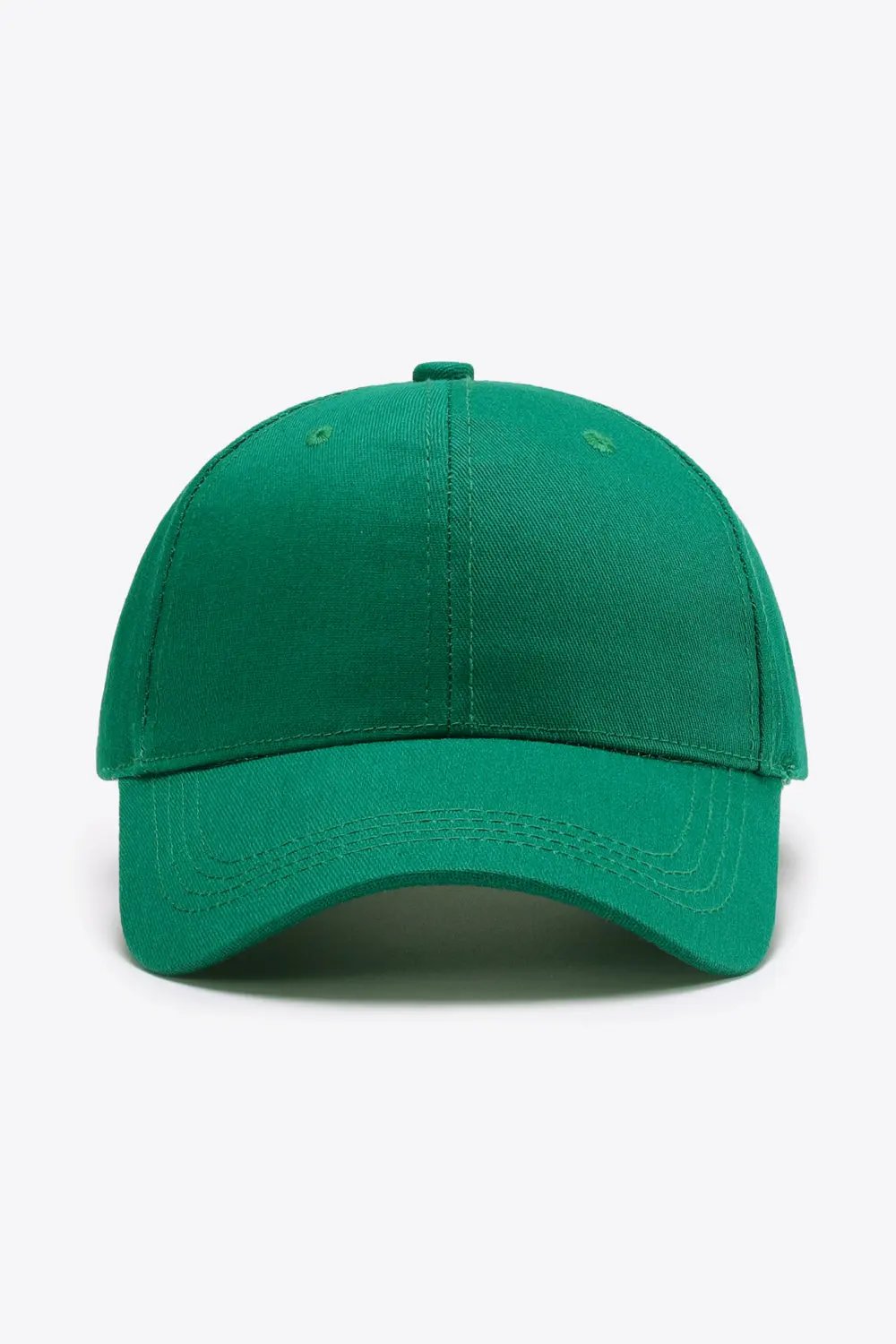 Plain Adjustable Cotton Baseball Cap by Partner Label