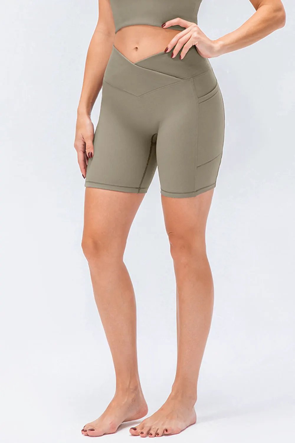 Slim Fit V-Waistband Sports Shorts by Partner Label