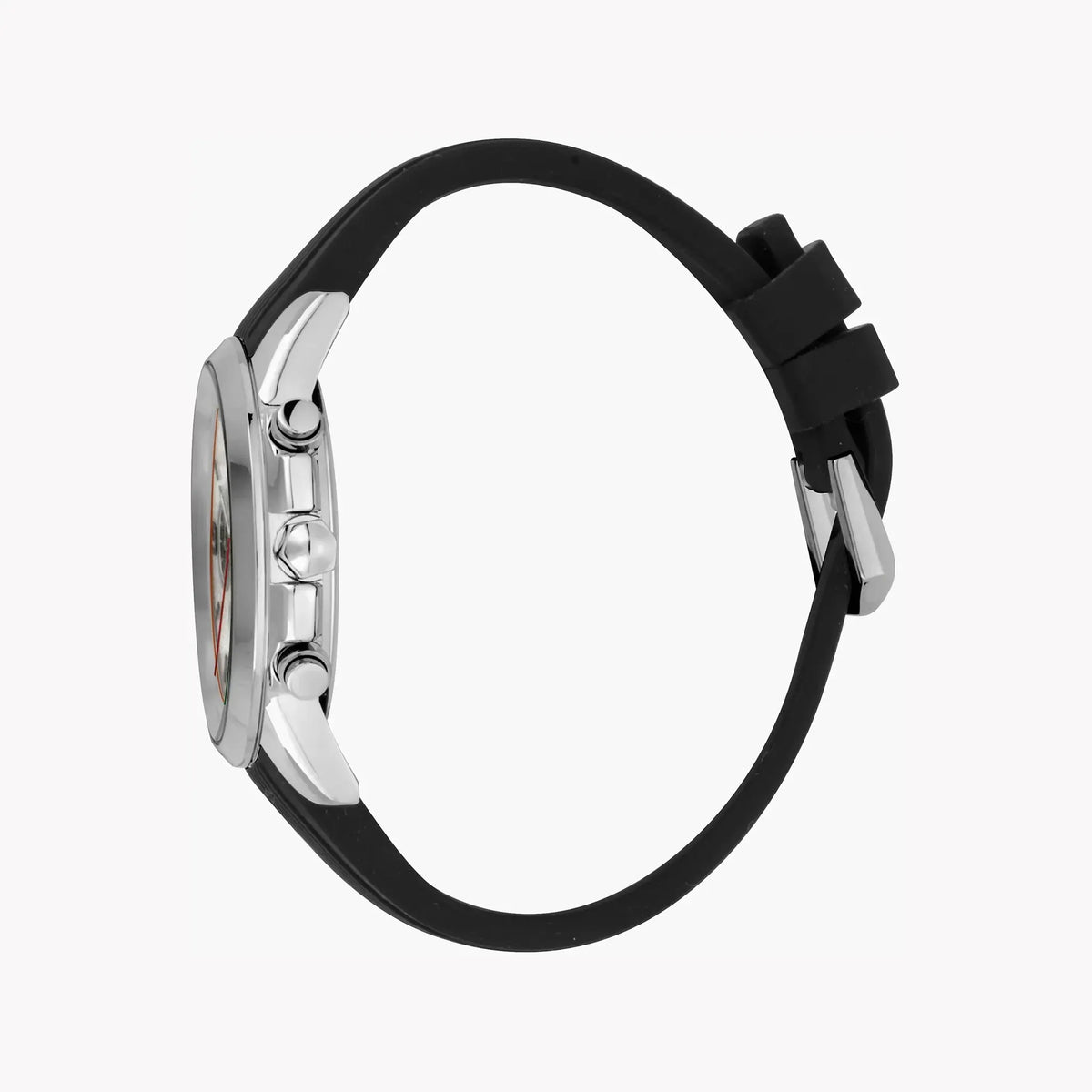 Just Cavalli Men's Black Silicone Watch, Silver Dial | Jc1g175p0015 by JUST CAVALLI