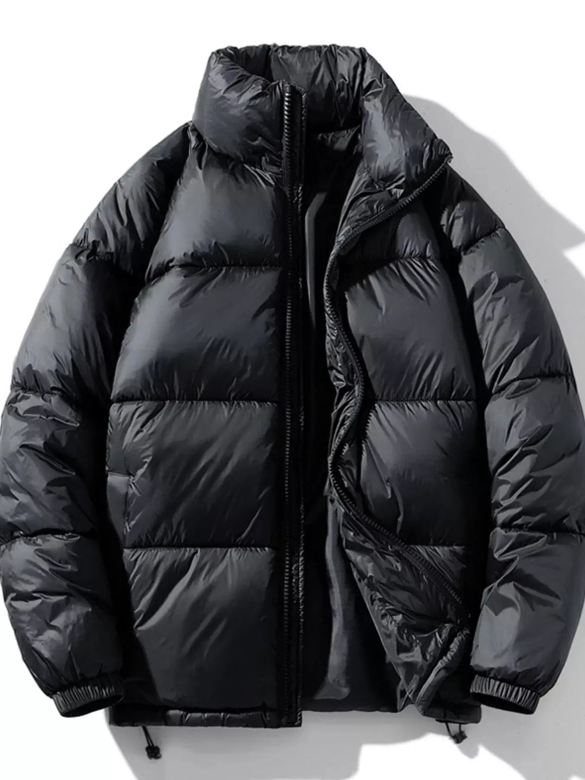 Men's Full Size Padded Winter Warm Puffer Jacket Plus Size by Partner Label