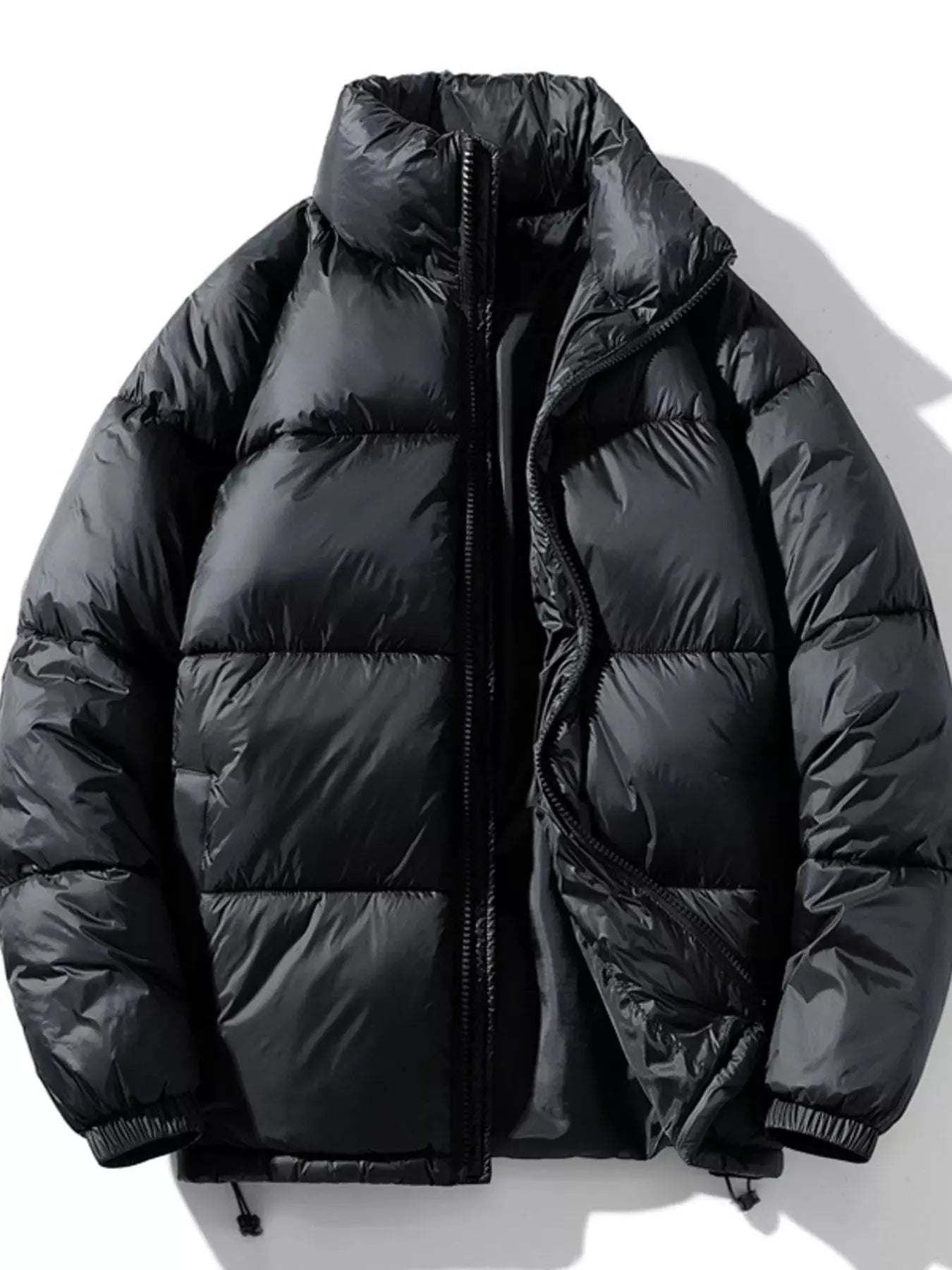 Men's Full Size Padded Winter Warm Puffer Jacket Plus Size by Partner Label
