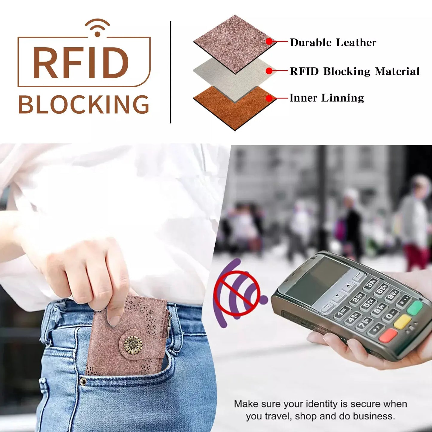 Leather Bifold Wallet by Partner Label