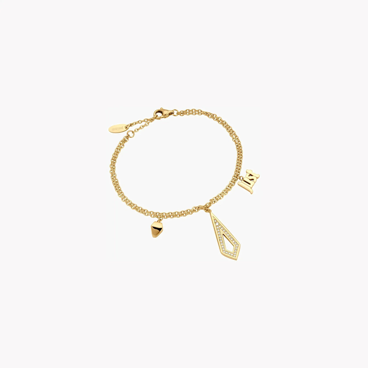 Just Cavalli Women's Gold Brass Bracelet, Gold | Jcbr00390200 by JUST CAVALLI