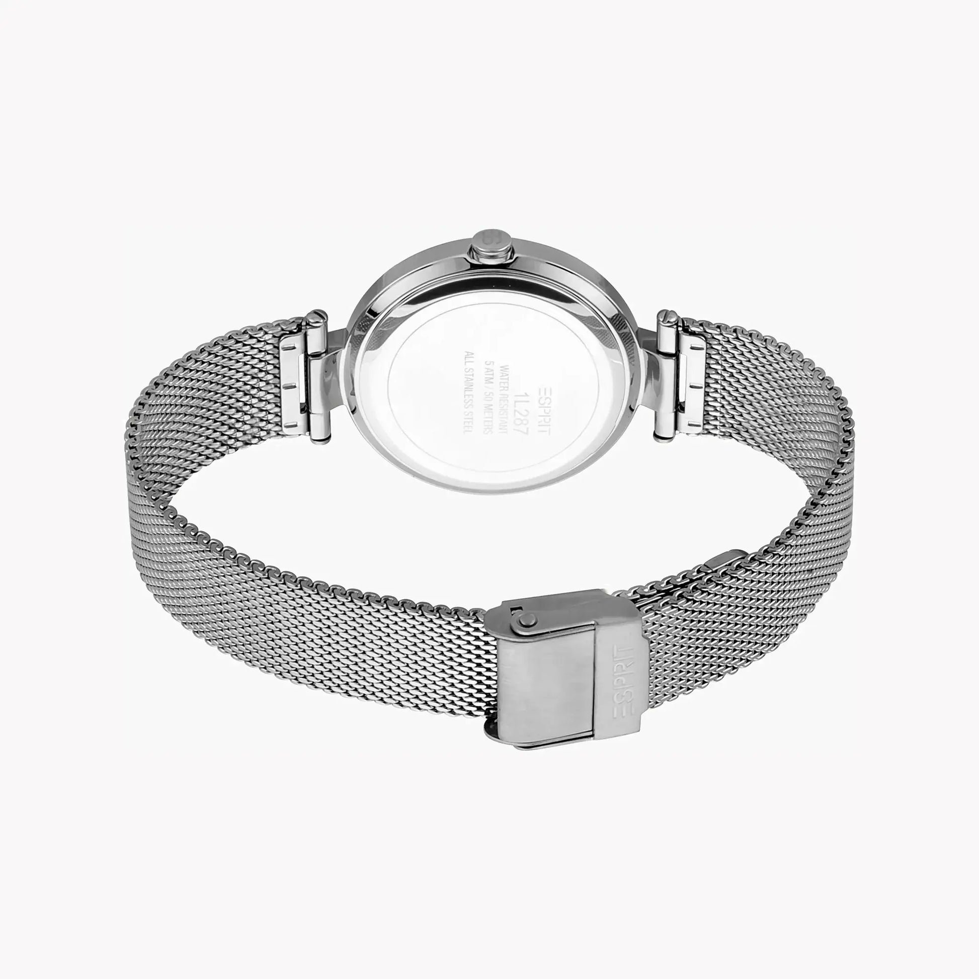 Esprit Women's Silver Stainless Steel Watch, Silver Dial | Es1l191m0025 by ESPRIT