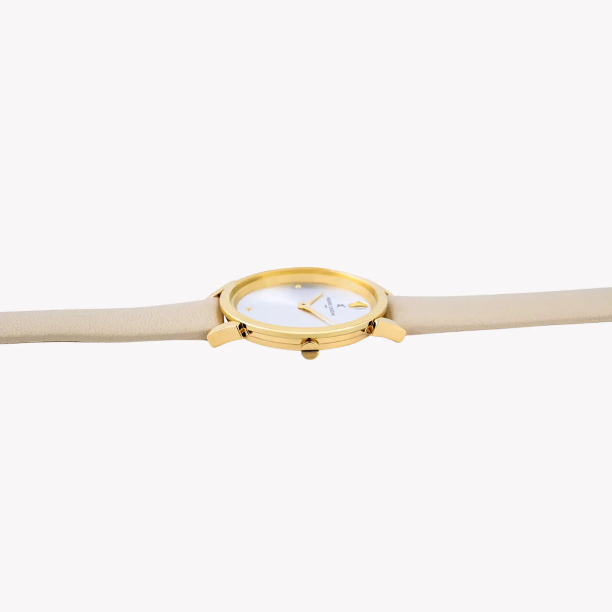 Pierre Cardin Women's Beige Leather Watch, Silver Dial | Cpi.2536 by PIERRE CARDIN
