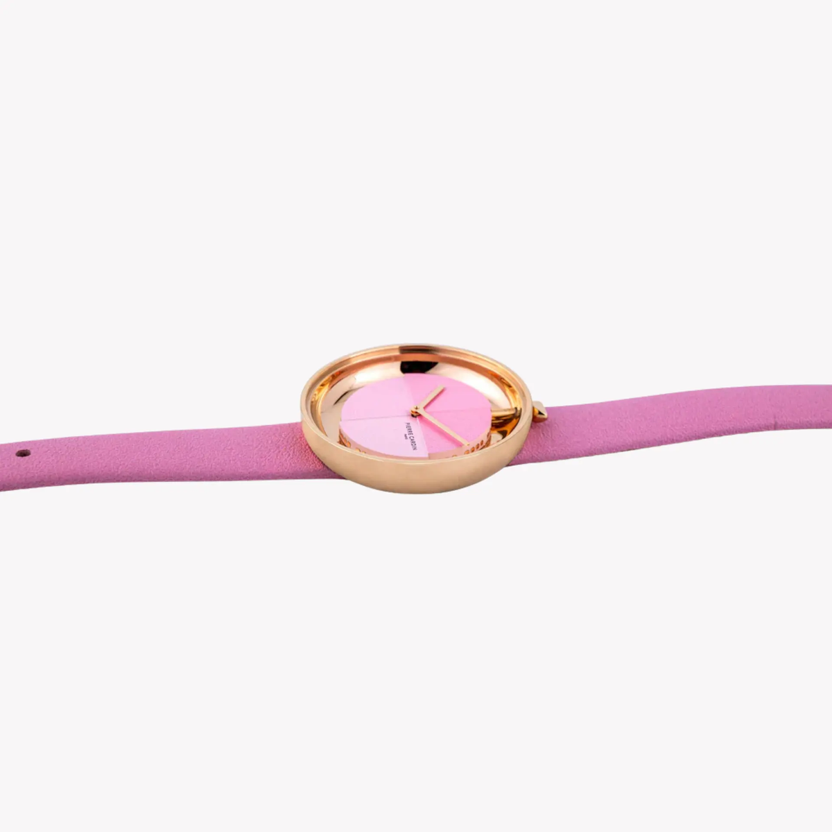 Pierre Cardin Women's Pink Leather Watch, Rose Gold Case | Cma.0004 by PIERRE CARDIN