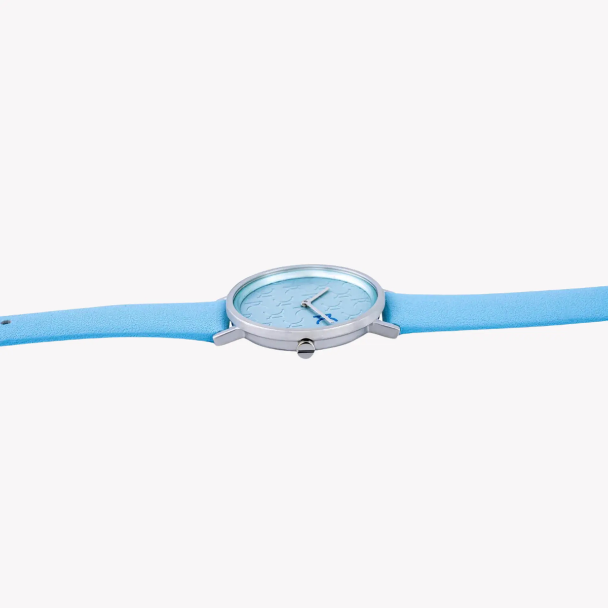 Pierre Cardin Women's Blue Leather Watch, Silver Case | Cbv.1521 by PIERRE CARDIN