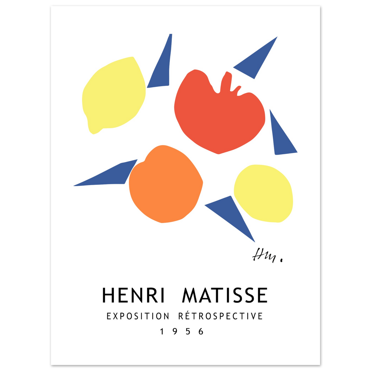 Henri Matisse Exposition Rétrospective poster by Art-O-Rama Shop