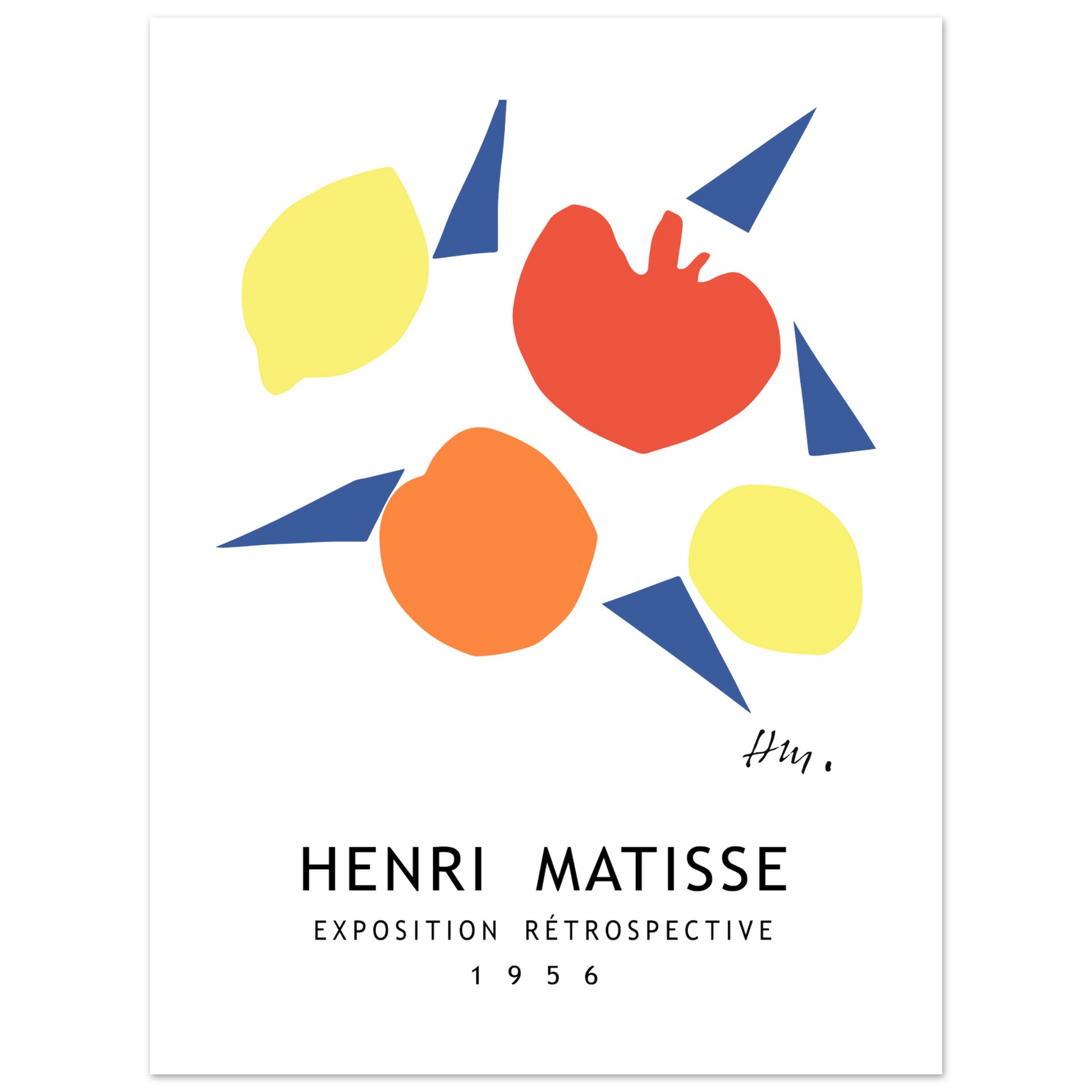 Henri Matisse Exposition Rétrospective poster by Art-O-Rama Shop