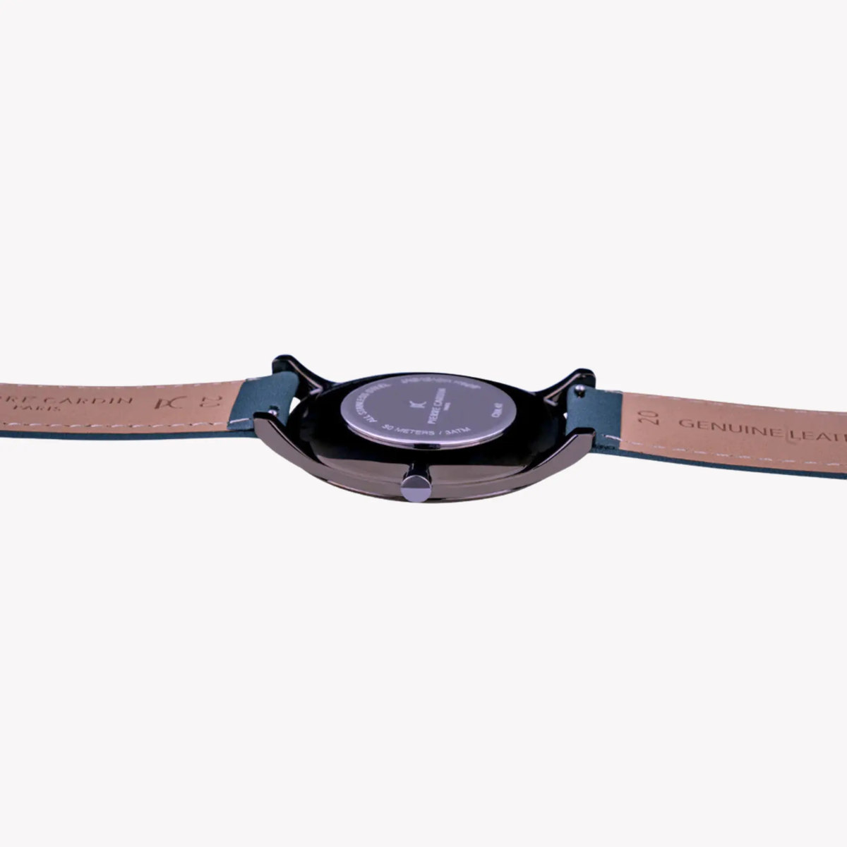 Pierre Cardin Men's Gray Leather & Stainless Steel Watch | Cba.4007 by PIERRE CARDIN