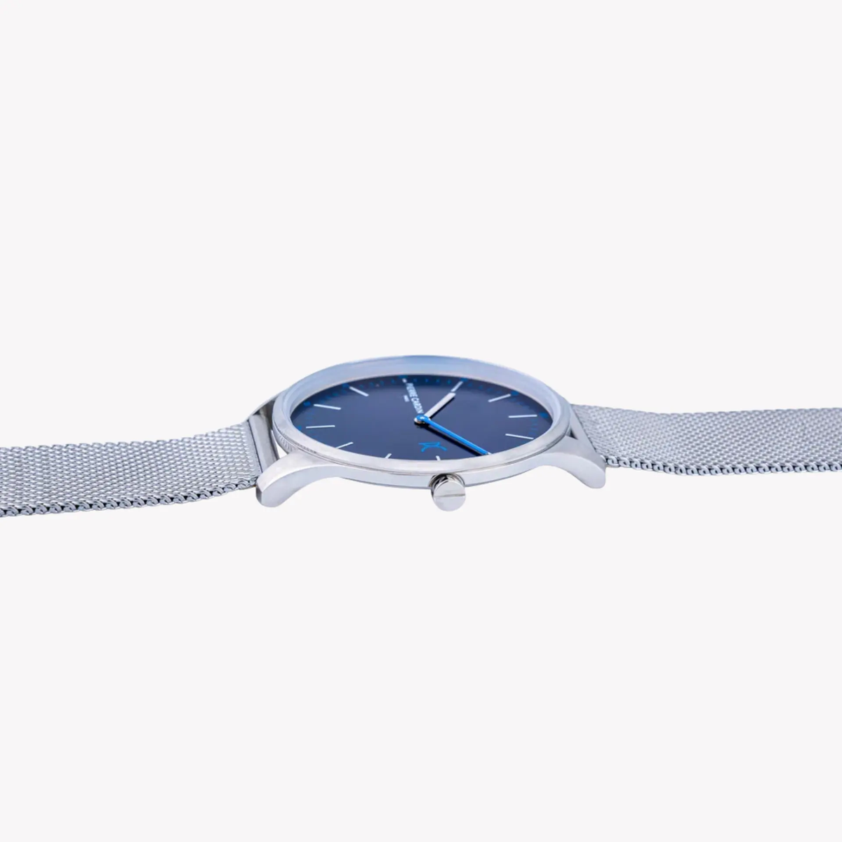 Pierre Cardin Men's Silver Stainless Steel Watch, Blue Dial | Cba.4004 by PIERRE CARDIN
