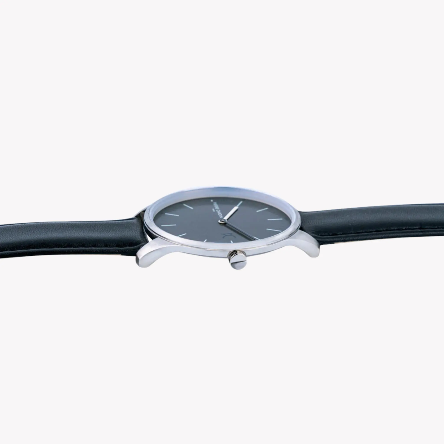 Pierre Cardin Men's Black Leather Watch, Gray Dial | Cba.4003 by PIERRE CARDIN