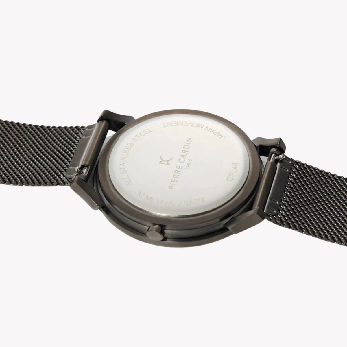 Pierre Cardin Men's Stainless Steel Gray Watch, White Dial | Cpi.2033 by PIERRE CARDIN