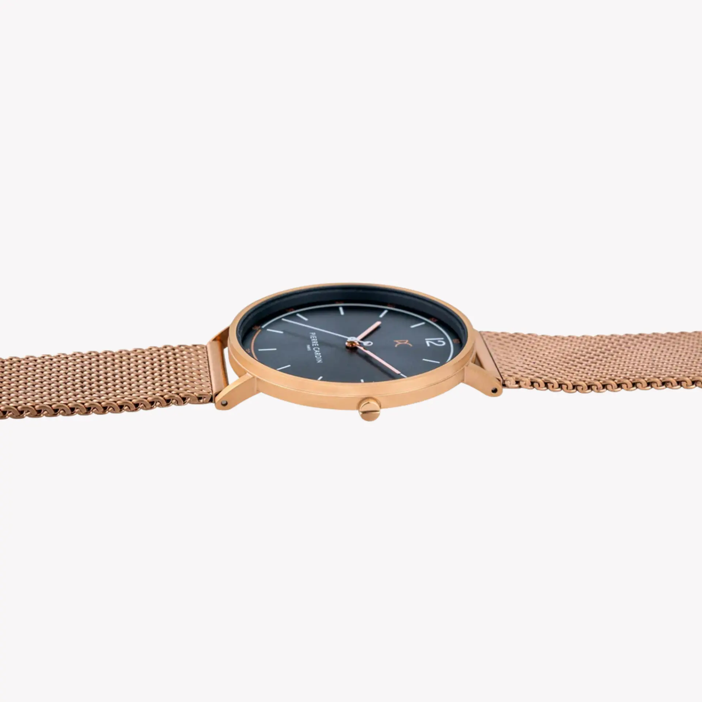 Pierre Cardin Men's Rose Gold Stainless Steel Watch, Gray Dial | Cbn.3015 by PIERRE CARDIN