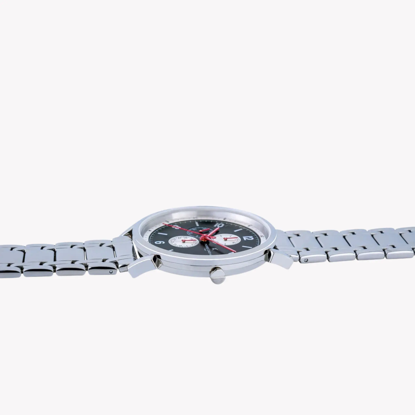 Pierre Cardin Men's Silver Stainless Steel Watch, Black Dial | Cpi.2083 by PIERRE CARDIN