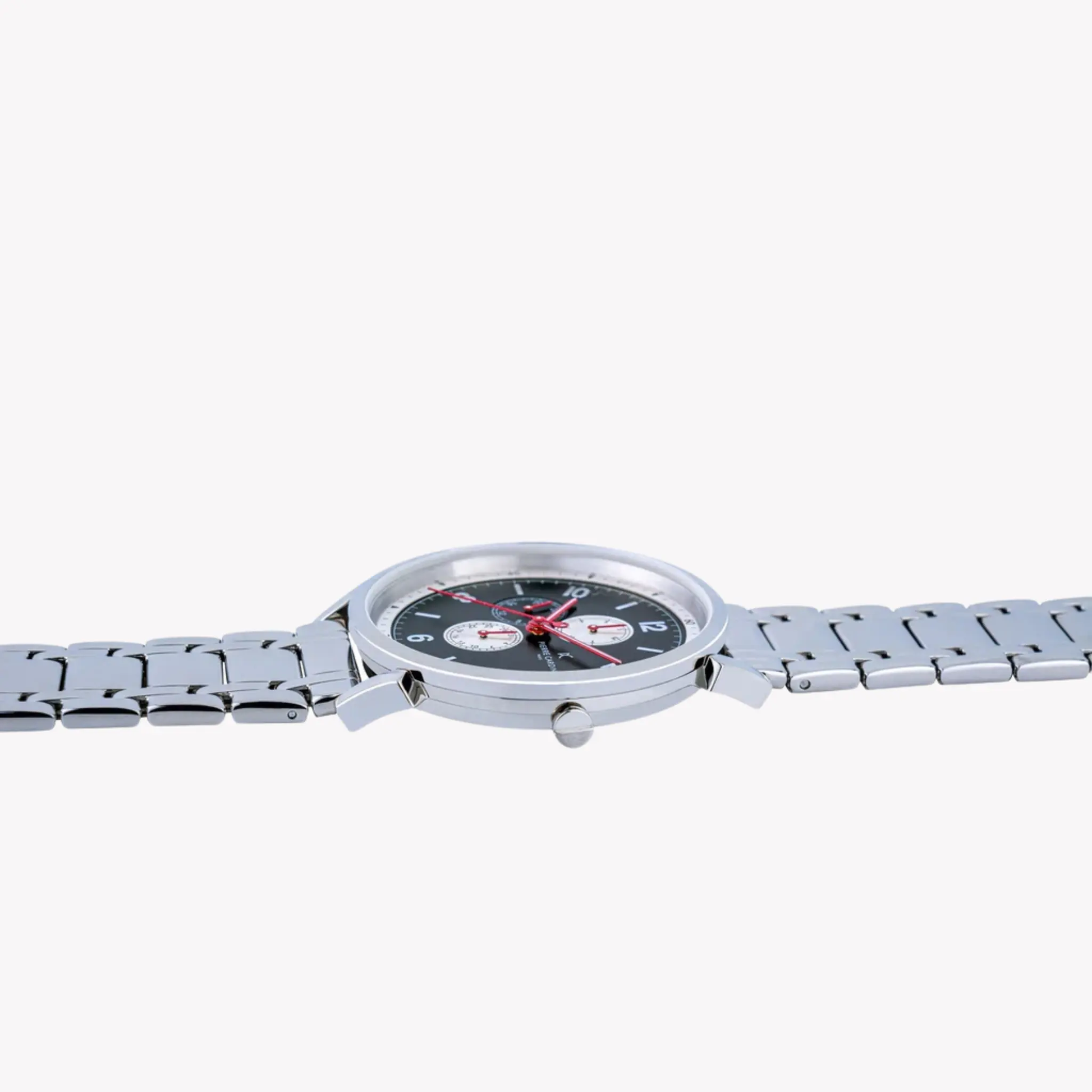 Pierre Cardin Men's Silver Stainless Steel Watch, Black Dial | Cpi.2083 by PIERRE CARDIN