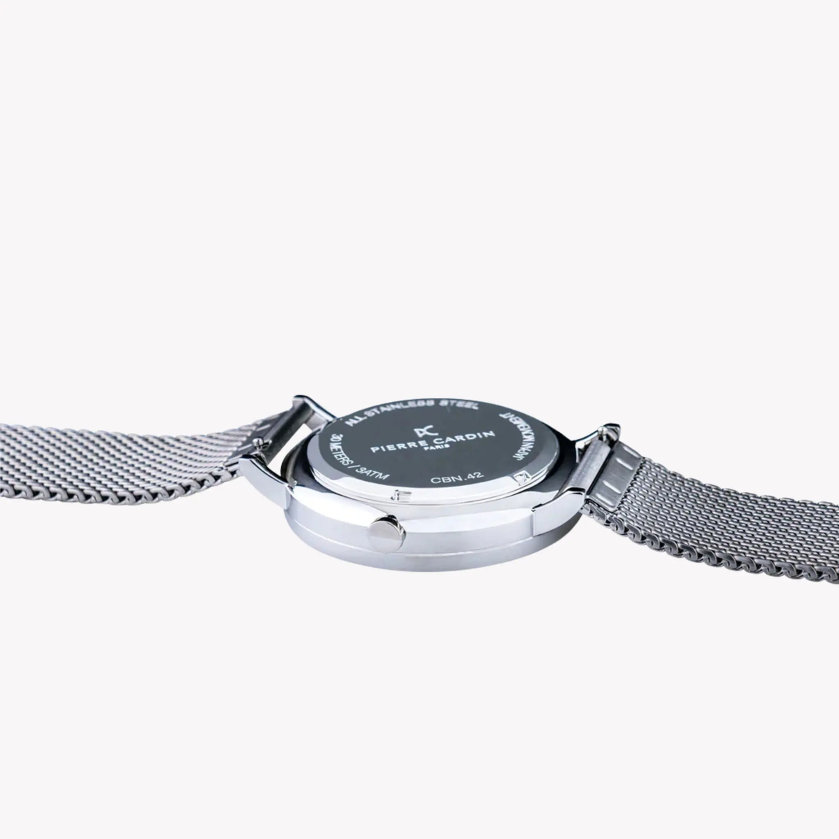 Pierre Cardin Men's Silver Stainless Steel Watch, Silver Dial | Cbn.3021 by PIERRE CARDIN
