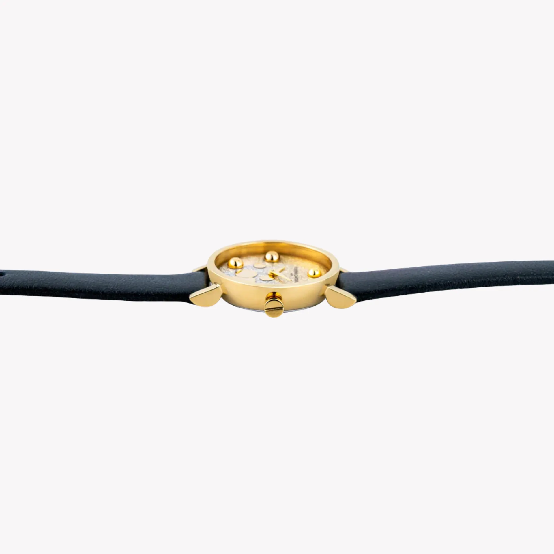 Pierre Cardin Women's Black Leather Watch, Silver & Gold | Ccm.0514 by PIERRE CARDIN
