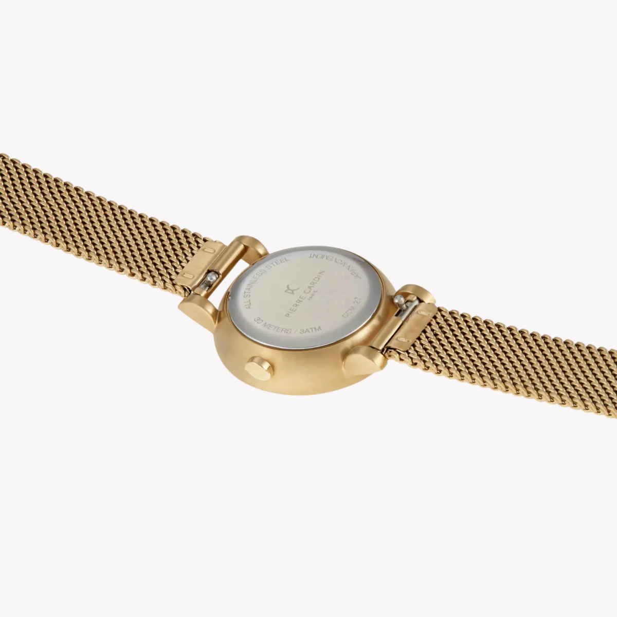 Pierre Cardin Women's Gold Stainless Steel Watch, Black Dial | Ccm.0502 by PIERRE CARDIN